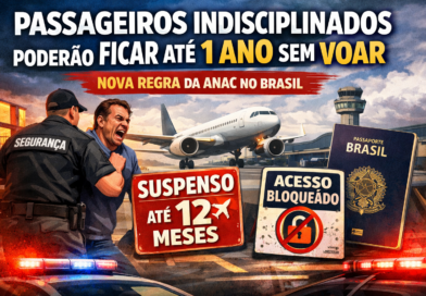Passageiros indisciplinados poderão ficar até 1 ano sem voar no Brasil, prevê nova regra da ANAC