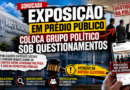 Exposição em prédio público coloca grupo político sob questionamentos em Sorocaba