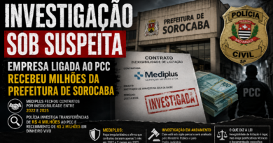 Empresa investigada por suposta ligação com o PCC por contratos sem licitação com a Prefeitura de Sorocaba