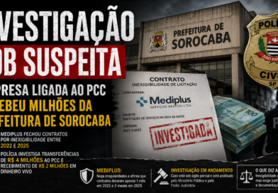 Empresa investigada por suposta ligação com o PCC por contratos sem licitação com a Prefeitura de Sorocaba