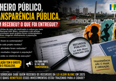 LEI ALDIR BLANC EM SOROCABA: MILHÕES EM RECURSOS PÚBLICOS, MAS QUEM SABE PARA ONDE O DINHEIRO FOI?