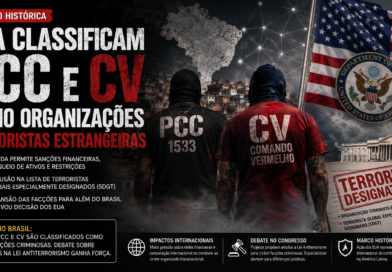 EUA classificam PCC e Comando Vermelho como organizações terroristas