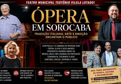 Ópera italiana emociona público no Teatro Municipal de Sorocaba