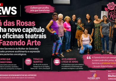 Chá das Rosas ganha novo capítulo com oficinas teatrais da Fazendo Arte