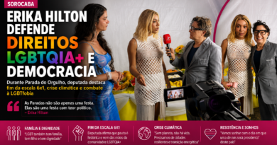 Erika Hilton defende democracia, direitos LGBTQIA+ e fim da escala 6×1 durante Parada do Orgulho de Sorocaba
