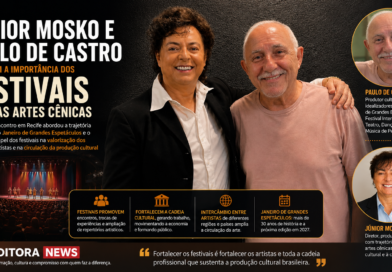 Júnior Mosko e Paulo de Castro discutem a importância dos festivais para as artes cênicas