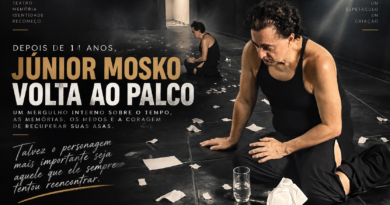 JÚNIOR MOSKO VOLTA AOS PALCOS COMO ATOR E CRIADOR EM UM MERGULHO ÍNTIMO SOBRE MEMÓRIA, VIDA E RECOMEÇOS