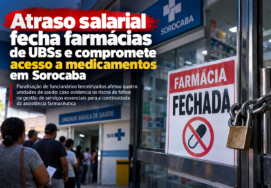 Atraso salarial fecha farmácias de UBSs e compromete acesso a medicamentos em Sorocaba